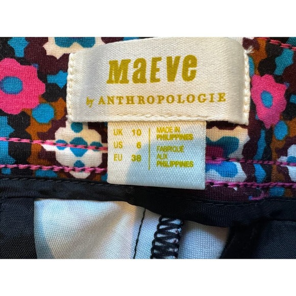 Patterned Pants High Waist Floral Print Button Fly Casual Stylish Trousers - Picture 9 of 9